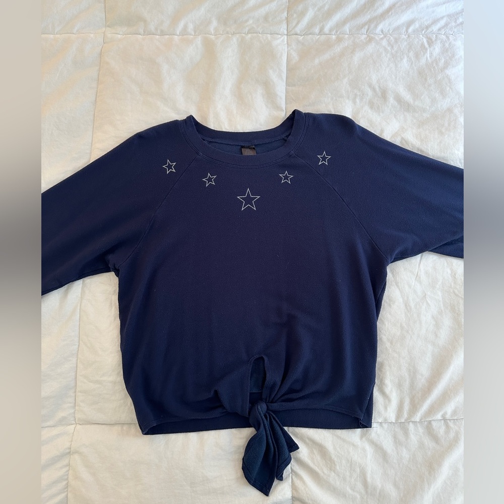 Barry’s Bootcamp Navy Sweatshirt with White Stars ✨💙